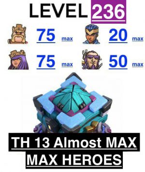 TH 13 Almost Maxed Account for sale