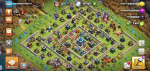 TH 13 GOOD | 12 Heroes Skin | Max troops | good walls and price | 5400 Gems | Level 200 TH13 for sale